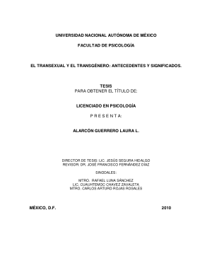 El transexual y el transgénero : antecedentes y significados 