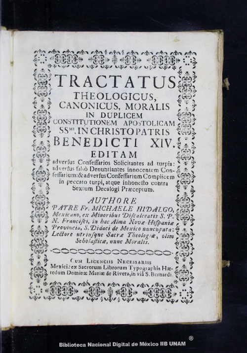 Imagen de Tractatus theologicus, canonicus, moralis in duplicem constitutionem apostolicam SSmi. in Christo patris Benedicti XIV e ditam adversus confessarios solicitantes ad turpia: adversus falso de nuntiantes innocentem confessarium: & adversus confessarium complicem in peccato turpi, atqve in honesto contra sextum decalogi praeceptum
