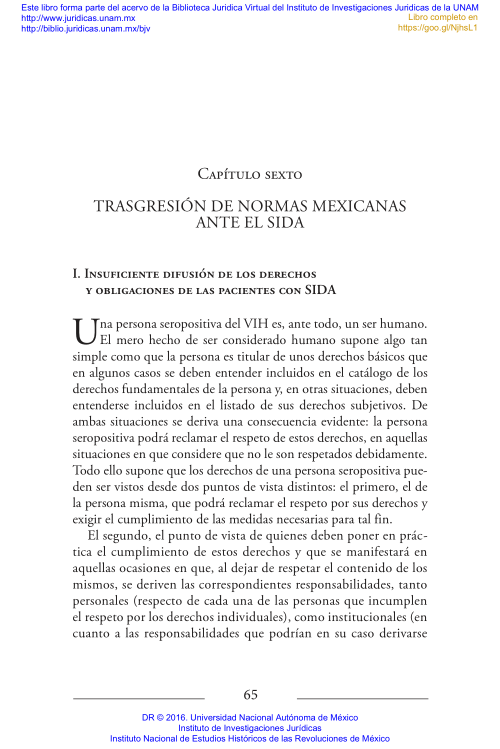 Imagen de Trasgresión de normas mexicanas ante el SIDA (propio)